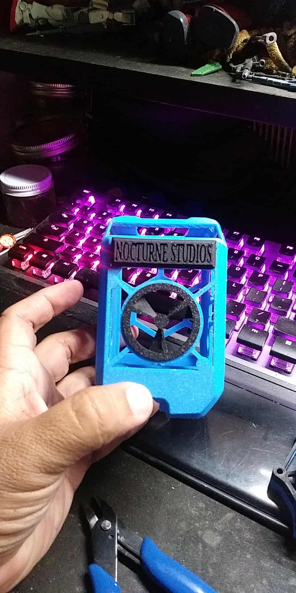 Centauri Carbon Ultralight Jetpack Toolhead (prototype) 3D model thumbnail
