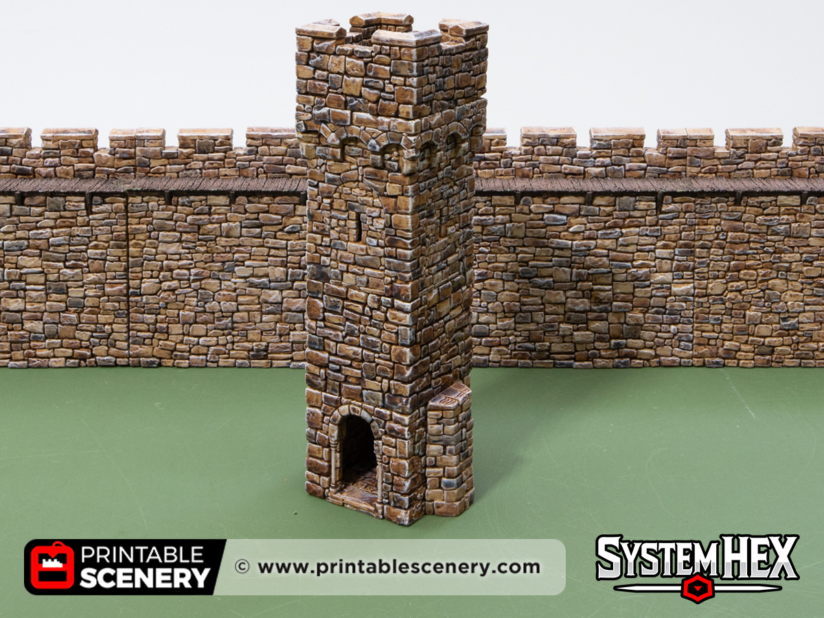 Miniatura 3 do modelo 3D SystemHEX trial pack - Small Square Tower & Wall
