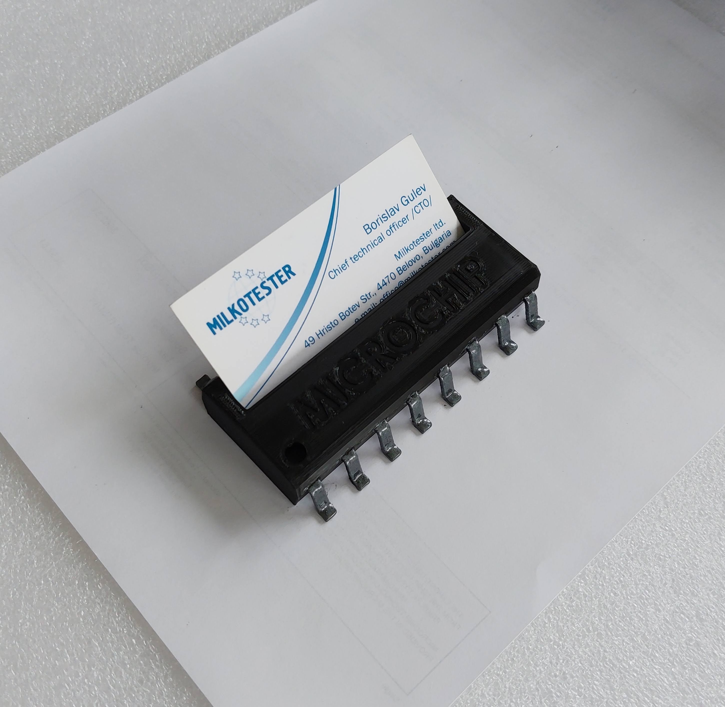 Business Card Holder SO16 Chip