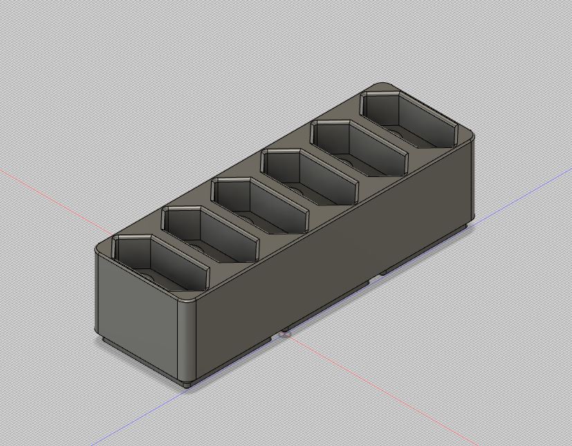 Miniatura 3 do modelo 3D Gridfinity USB Charger Stand
