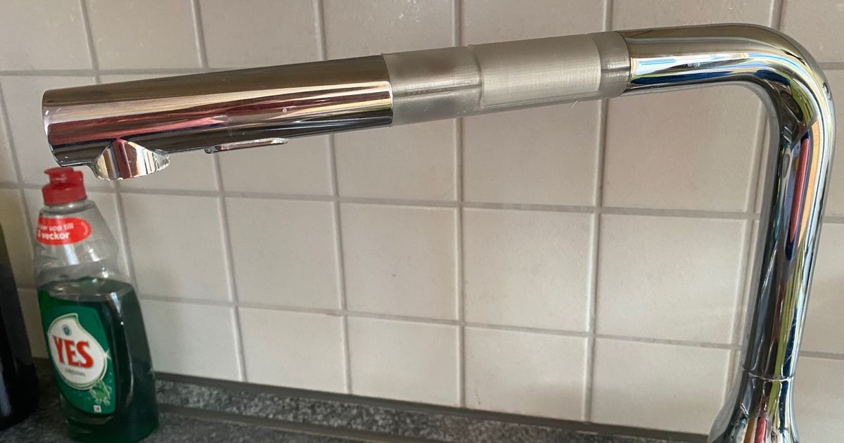 Water tap extension by Bob Download free STL model