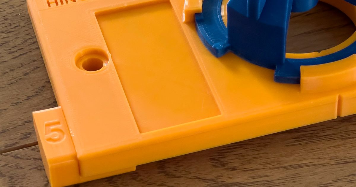 5mm stop for PGold's 35mm hinge drill jig by Jason Walton Download