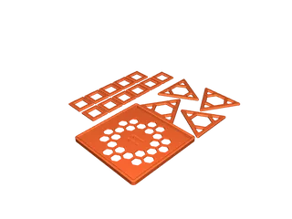 Square packing problem by Jack | Download free STL model | Printables.com