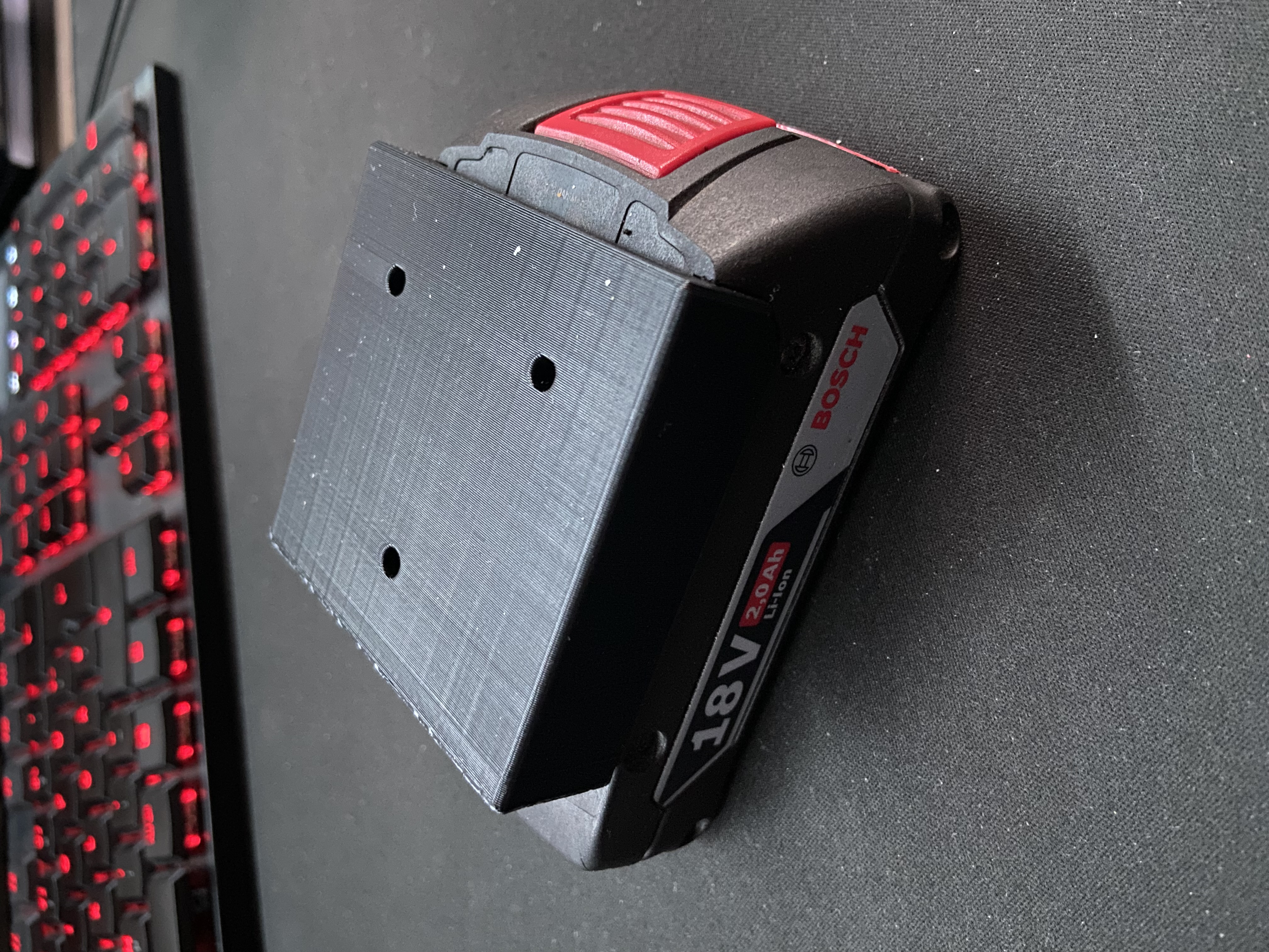 Bosch 18V battery holder