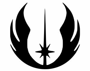 Star Wars Jedi Order Crest - Simple Minimalist Sign