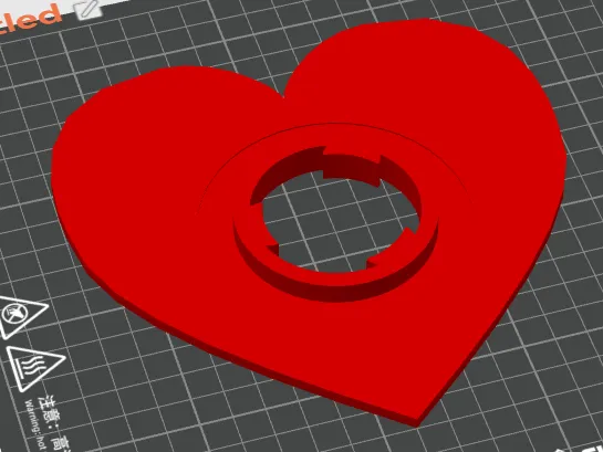 Valentines\love heart AD5X spool holder