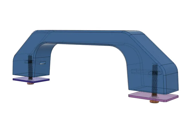 Handle for resin printers lid