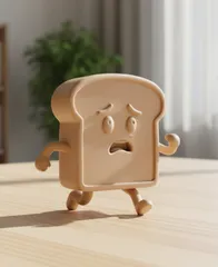 Running Toast Bread | Funny Kitchen Decor