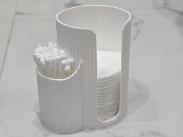 Organizer for q-tips and cotton pads