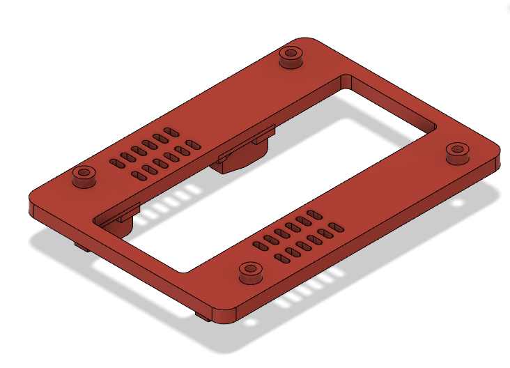Miniatura 2 do modelo 3D SSD 7mm Mounting Wall Gizmo - ElementSystem Compatible