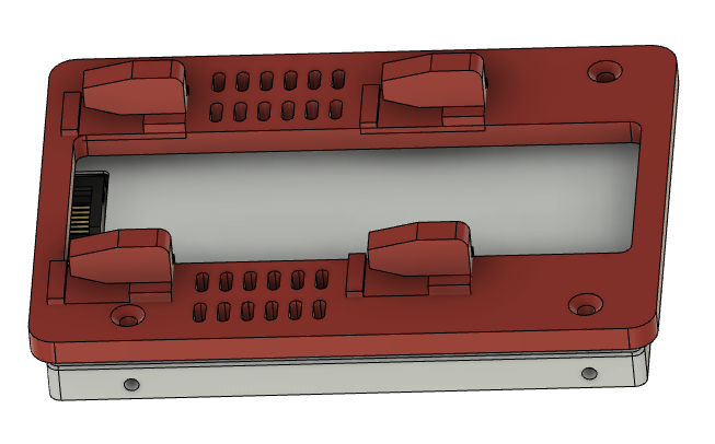 Miniatura 5 do modelo 3D SSD 7mm Mounting Wall Gizmo - ElementSystem Compatible