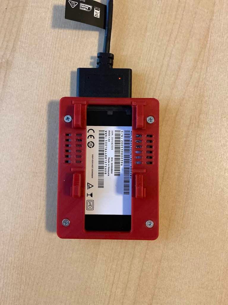 Miniatura 6 do modelo 3D SSD 7mm Mounting Wall Gizmo - ElementSystem Compatible