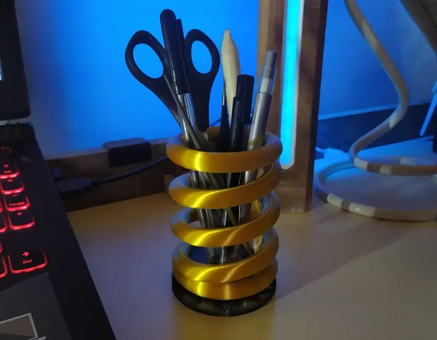 Shock pen holder