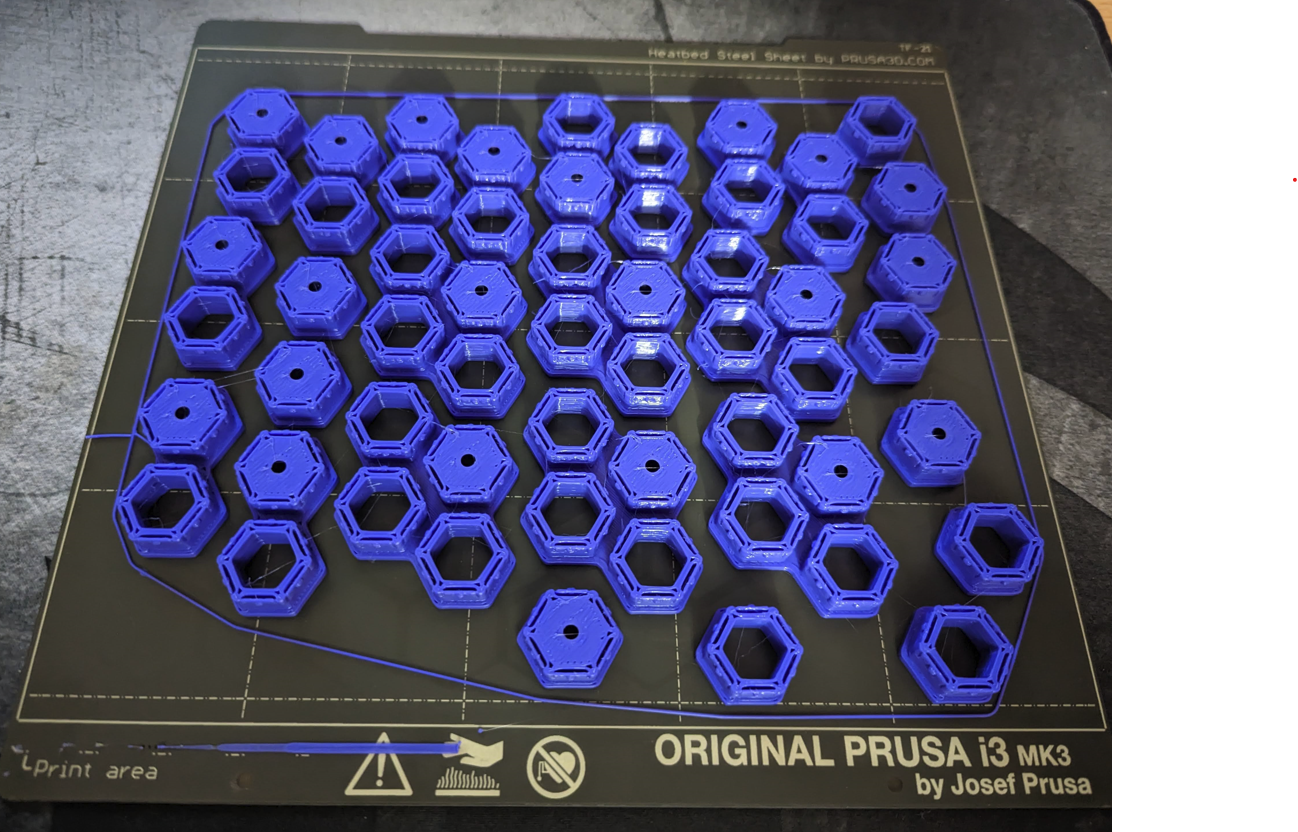 Honeycomb Storage Wall Parts 0.6mm Nozzle Easy Print