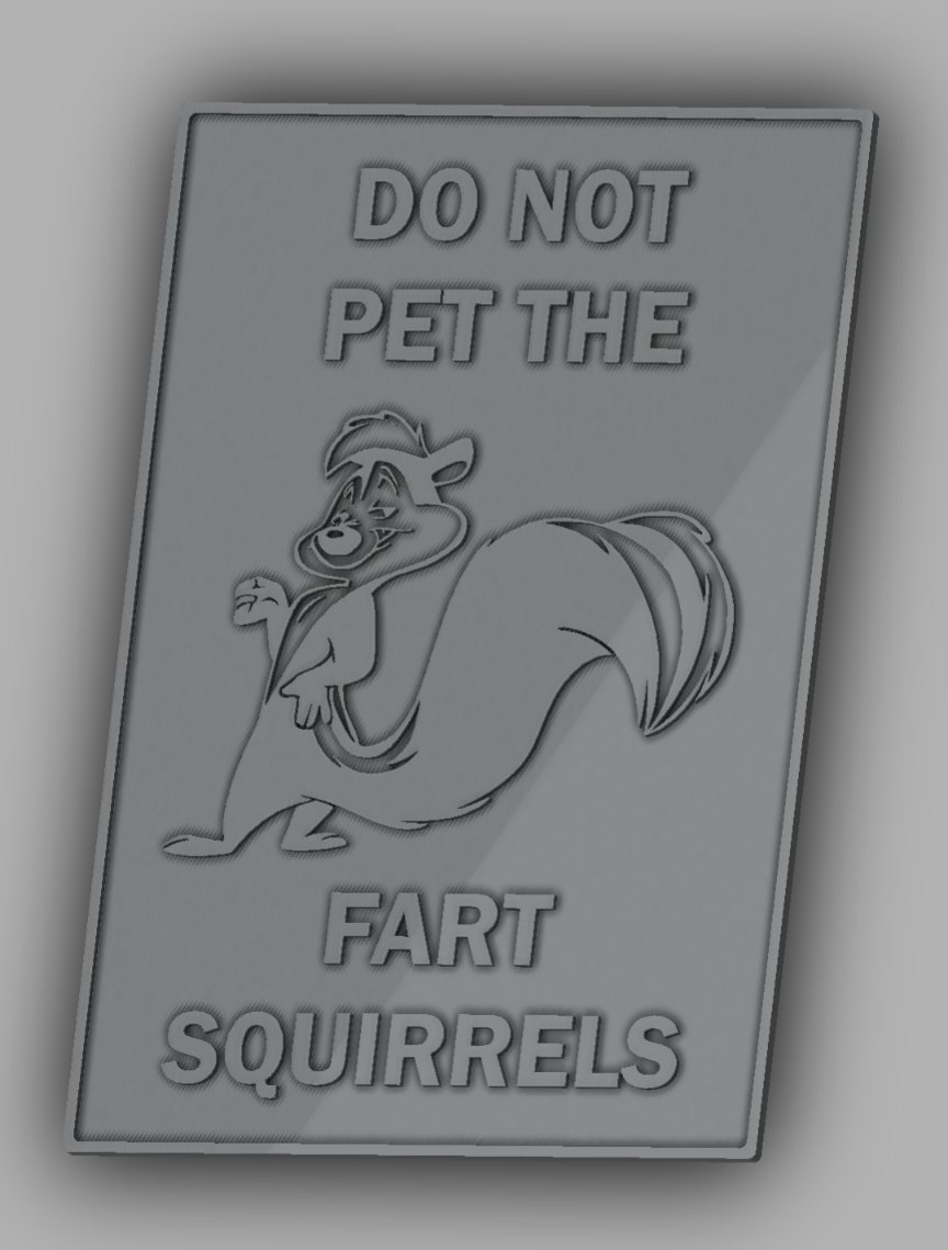 Do not pet the fart squirrels