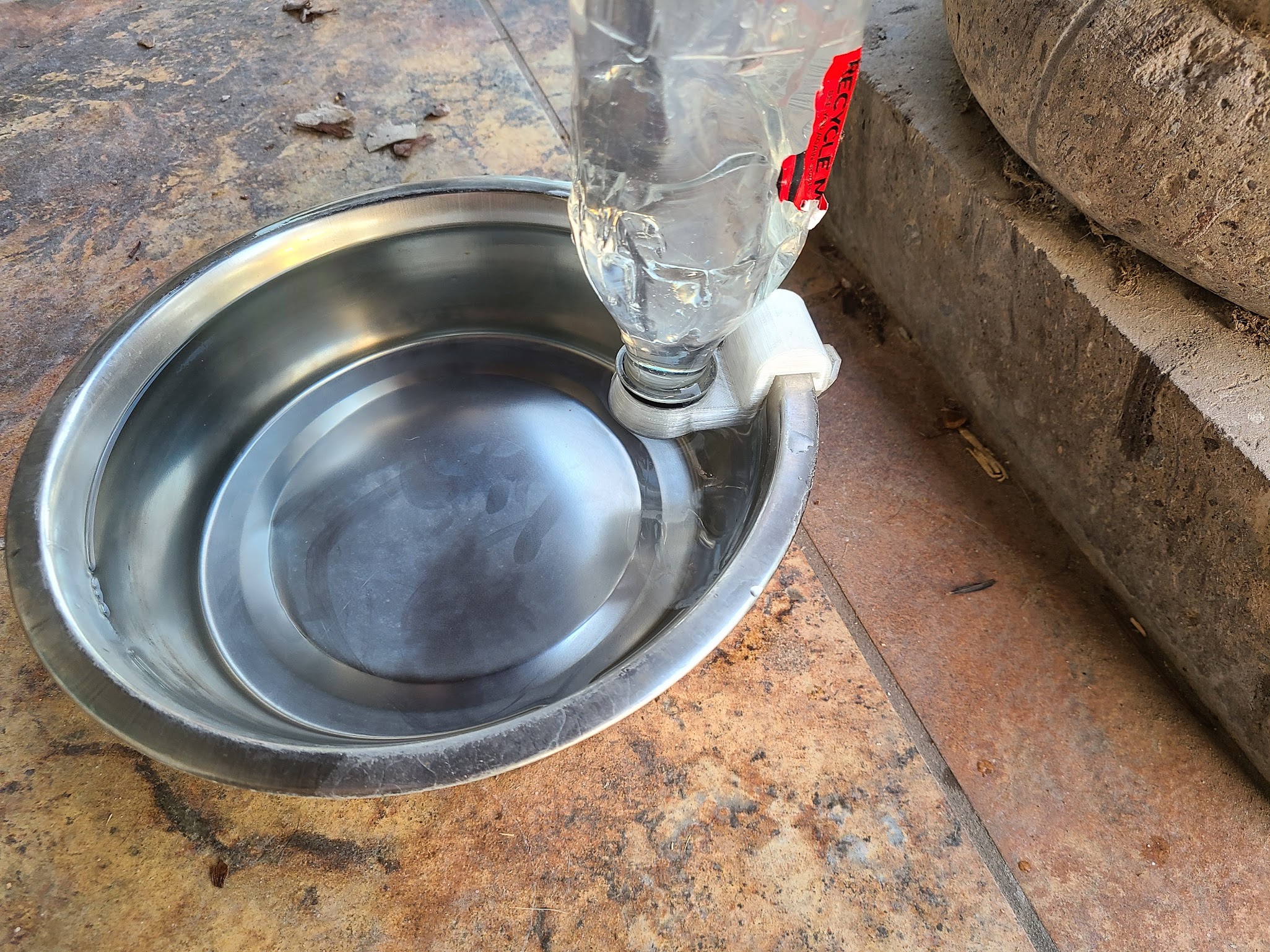 Dog Bowl Water Bottle Refill Adapter