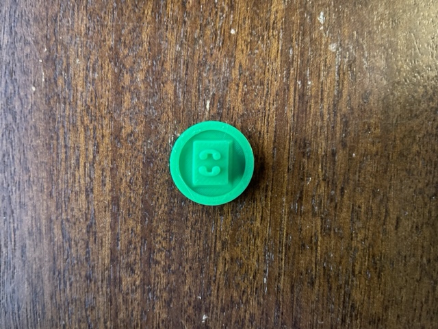 Cap Piece for Razer Yellow Mechanical Switches 3D model thumbnail