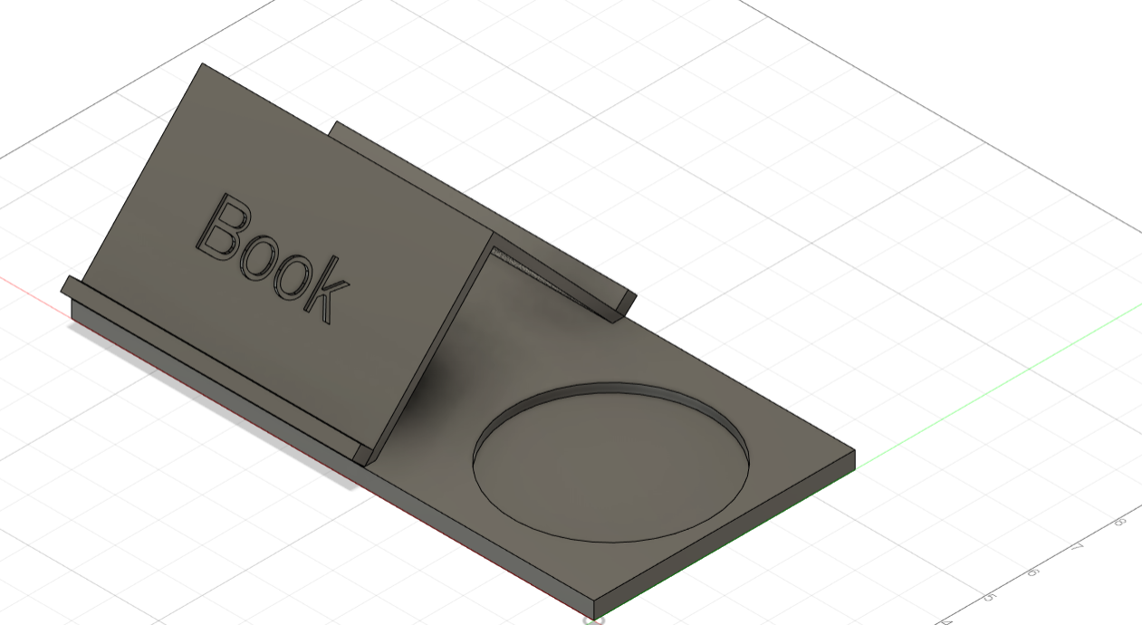 Bookmark in a coaster stand