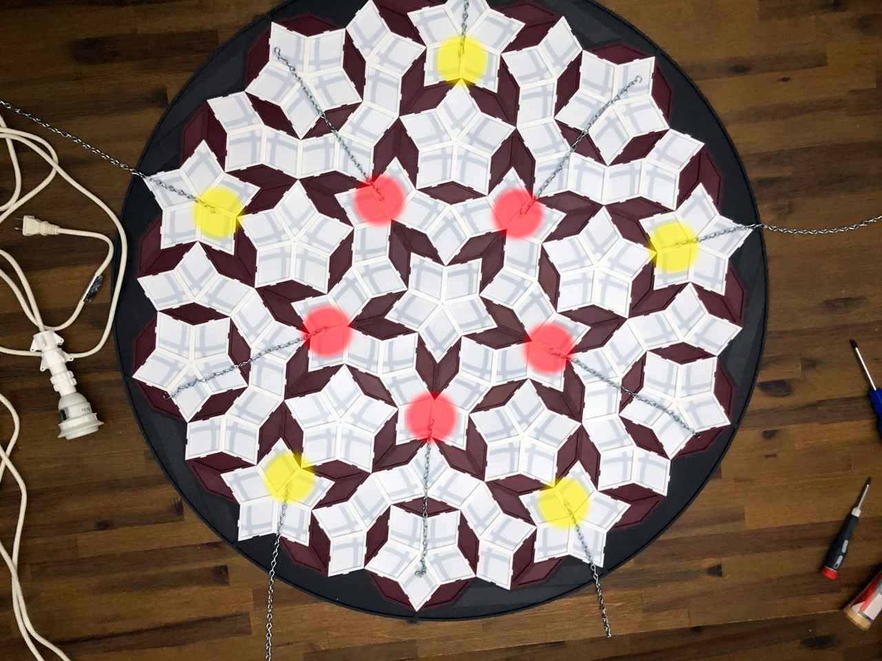 Miniatura 7 do modelo 3D Penrose Ceiling Lamp Shade
