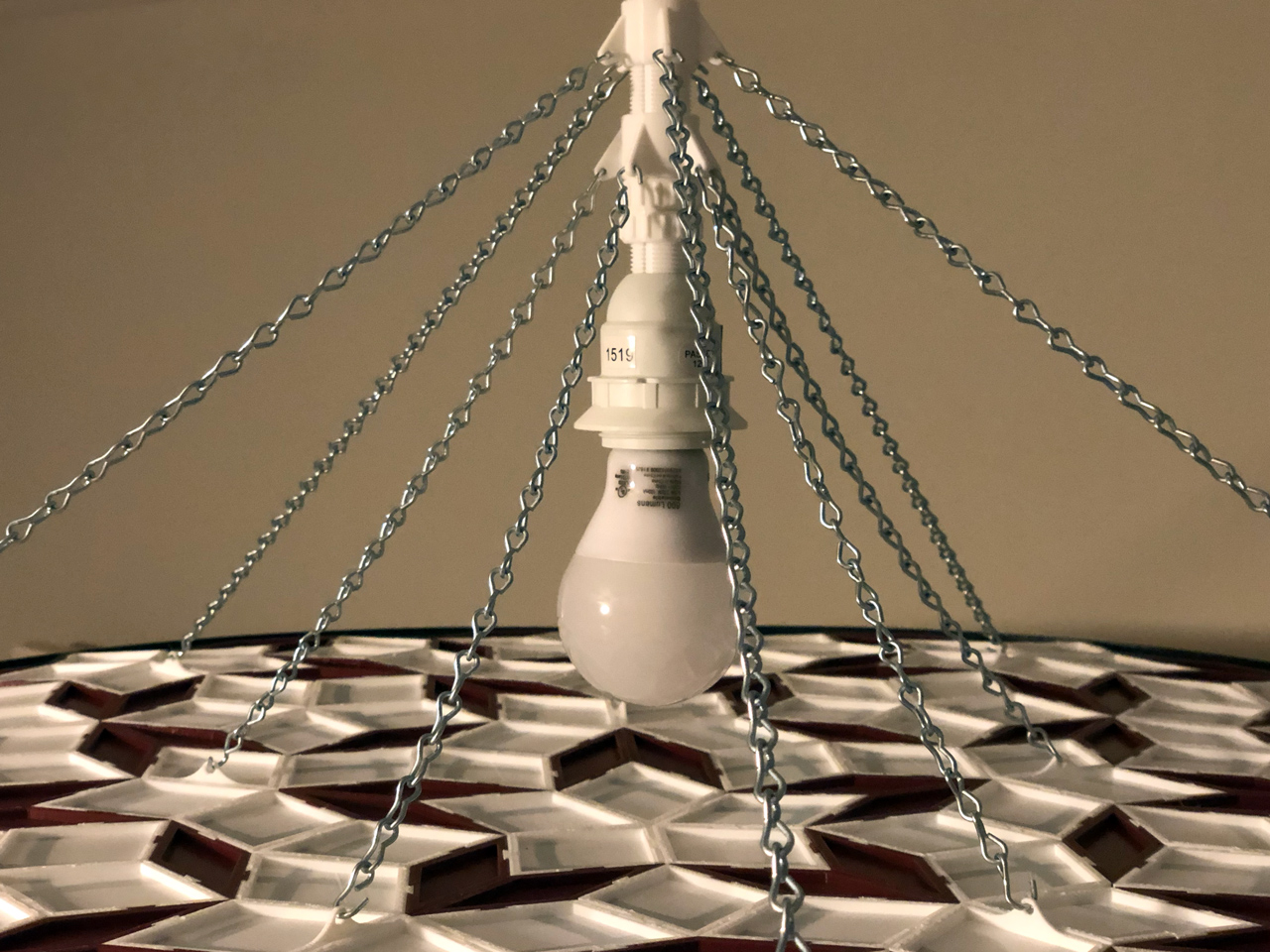Miniatura 8 do modelo 3D Penrose Ceiling Lamp Shade