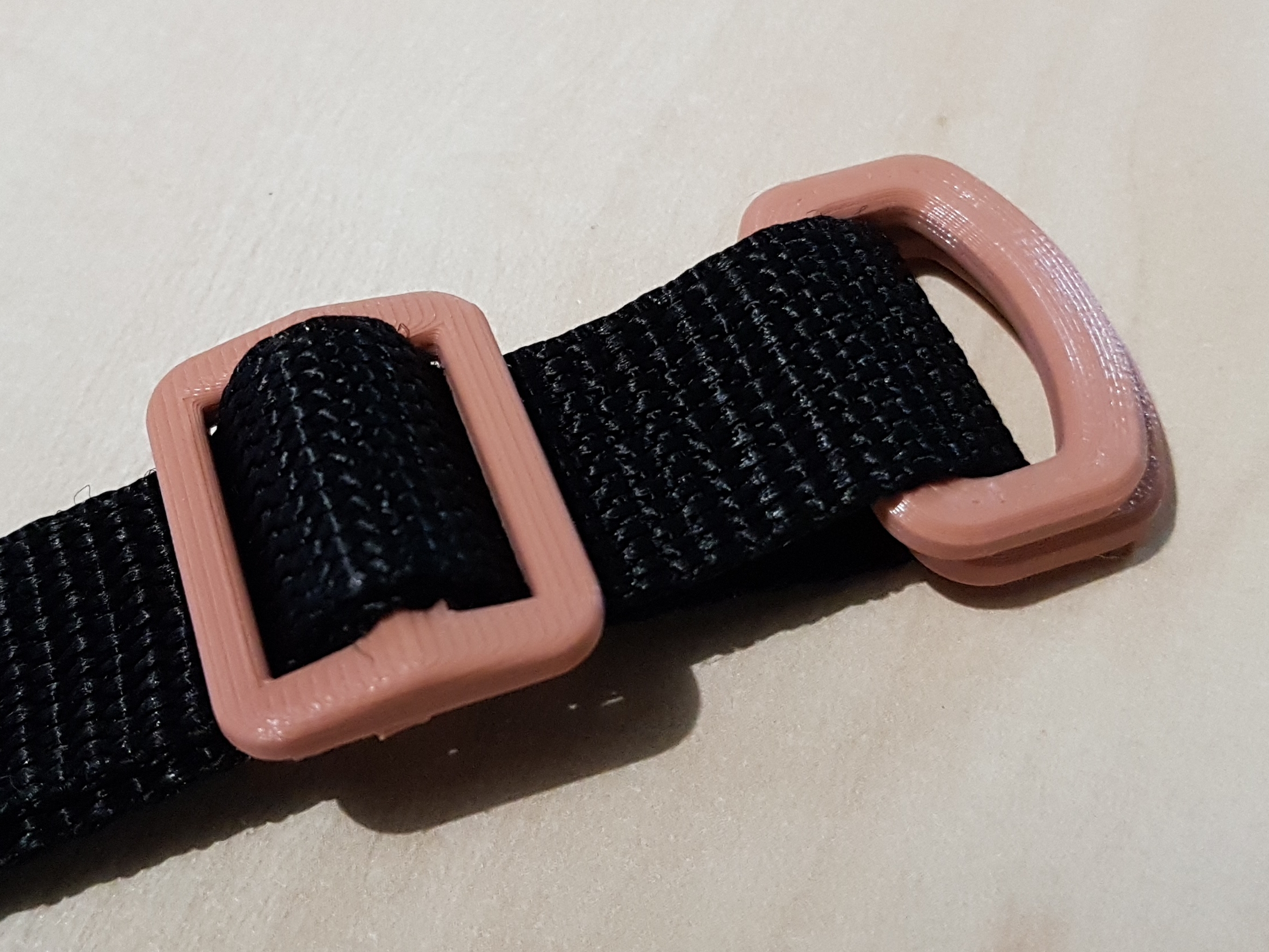 Double Dring buckle for 20mm strap webbing by HD_Creator Download
