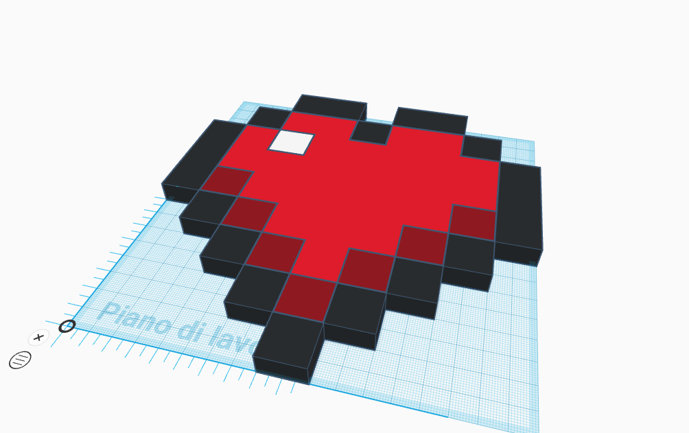 Minecraft heart by Robinhood | Download free STL model | Printables.com