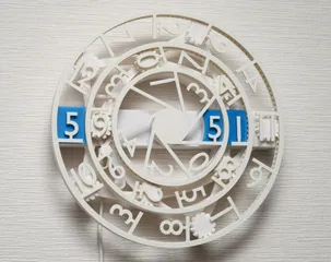 Digital Crazy Hours and Minutes - WiFi Sync Clock