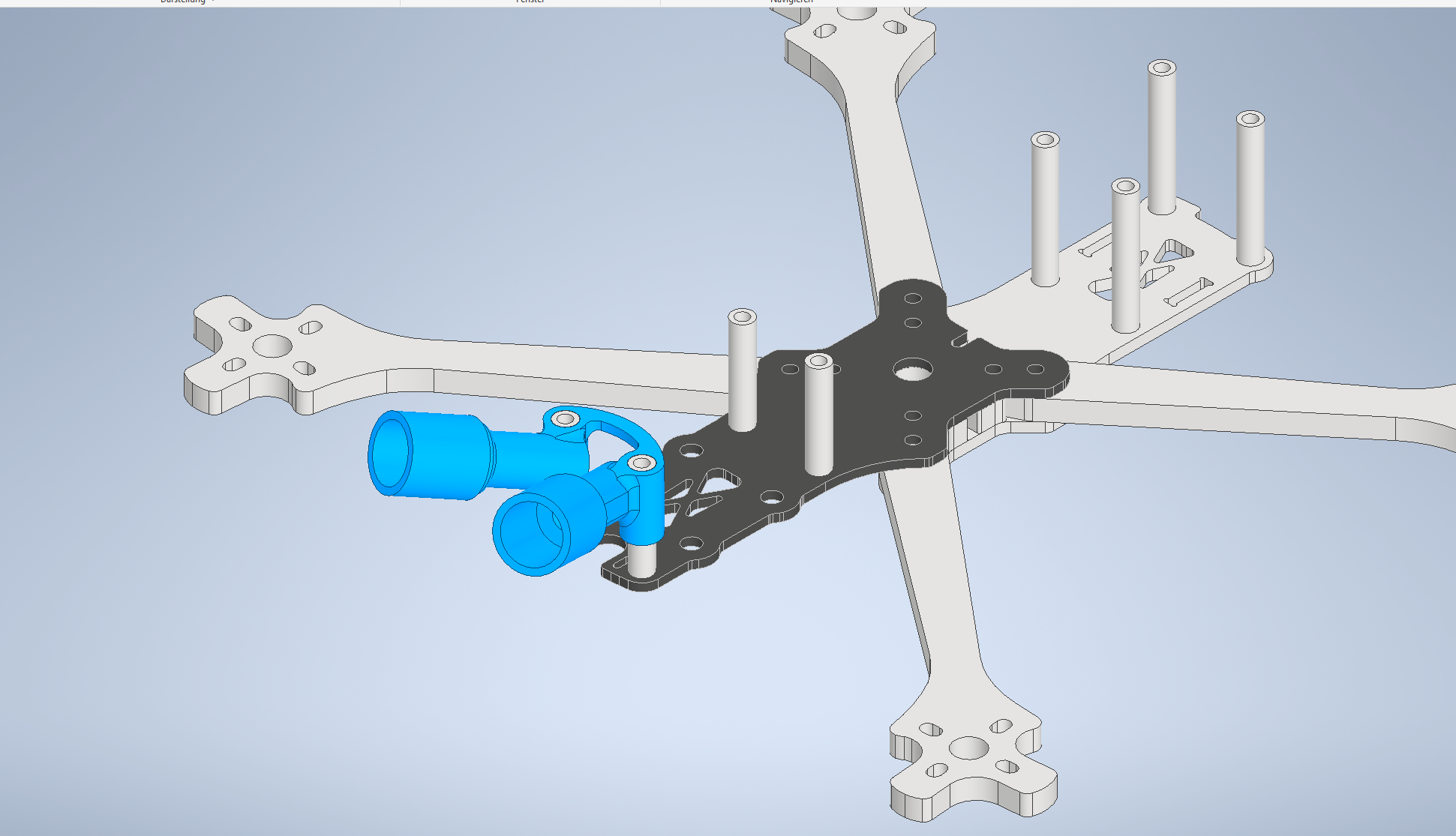 TBS Source One V5 Walksnail digital VTX antenna mount by Stella Risch