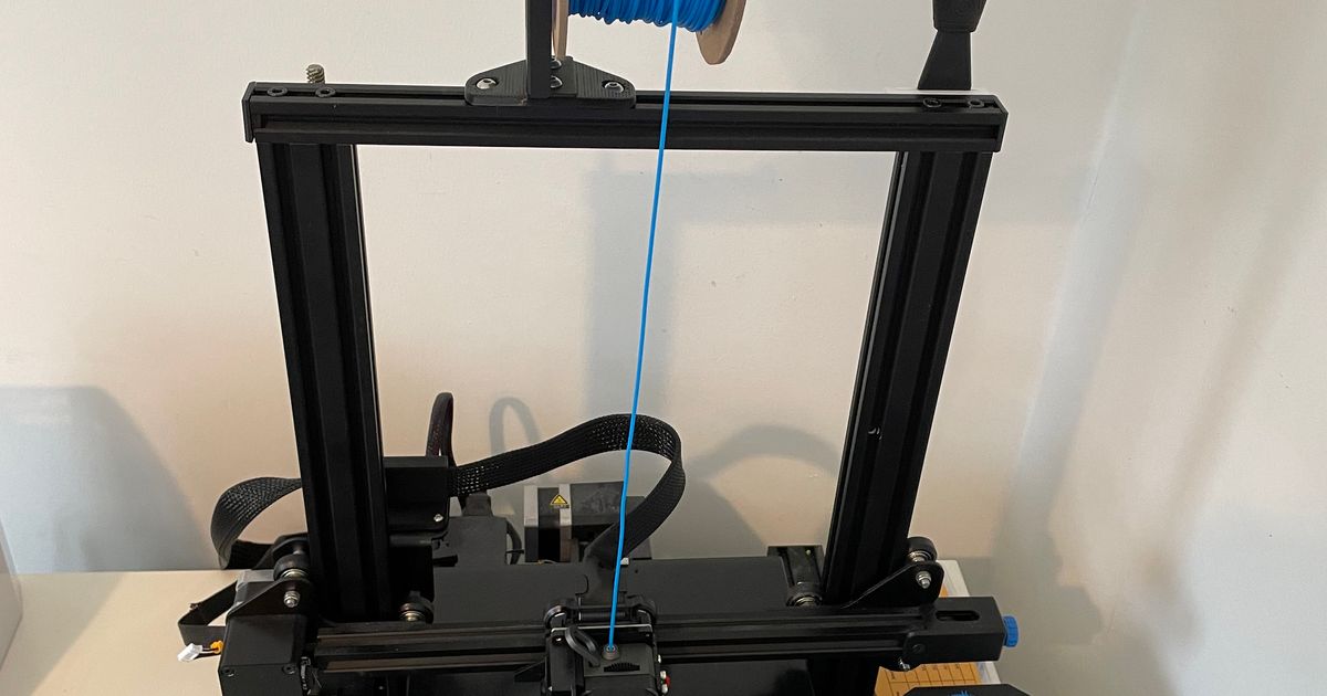 Ender 3 V2 spool rotation bracket for sprite pro by legsmell | Download ...