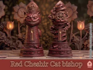 The Cheshire Cat (Red Bishops)