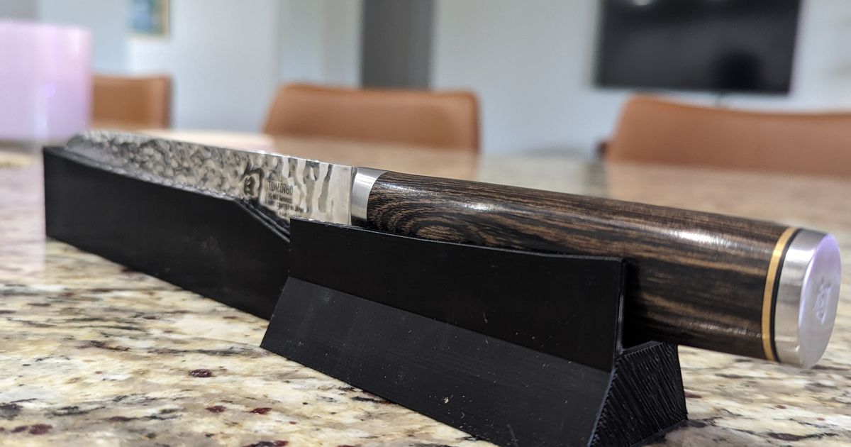 Shun Knife holder by jrmusan Download free STL model