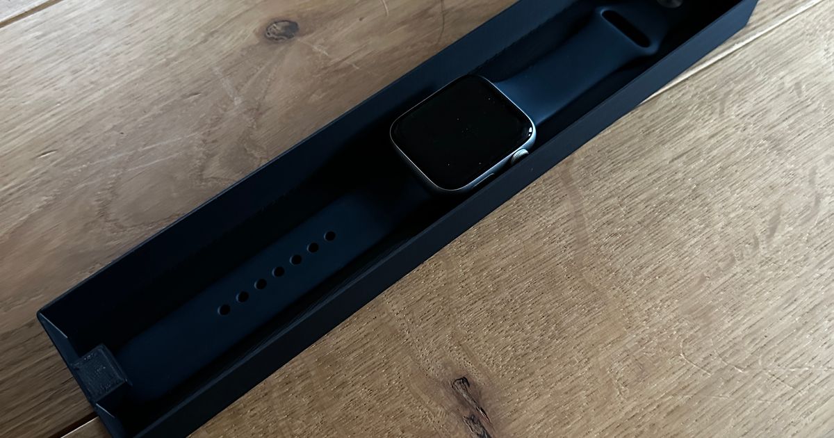 Storage for Apple Watch and bracelet by niklasrkmn Download free STL