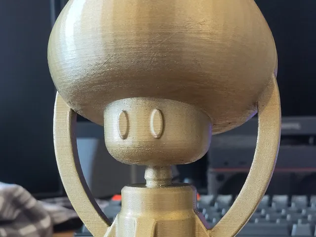 Mario Kart Mushroom Cup Trophy