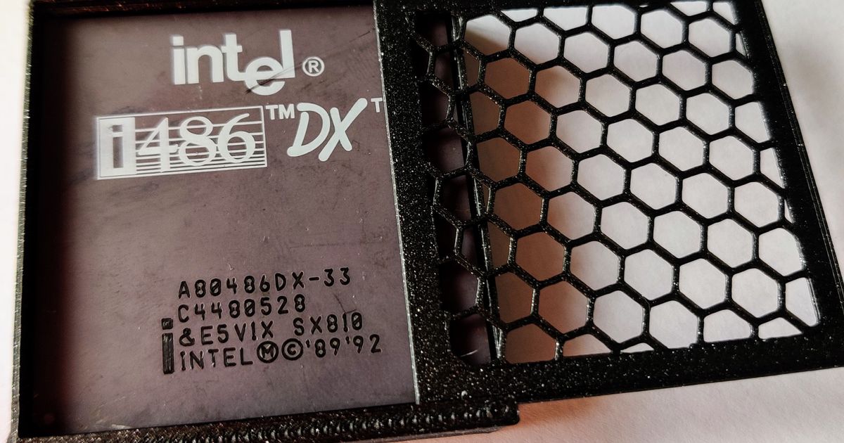 486 Class CPU Storage box by emuboy Download free STL model