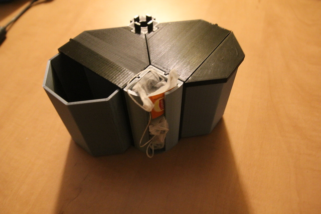 Miniatura 8 do modelo 3D Stackable rotating tea drawers
