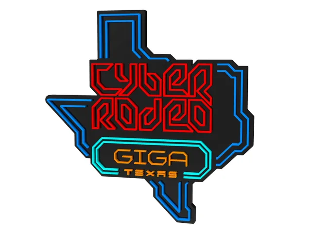 Giga Texas Cyber Rodeo 3D Logo