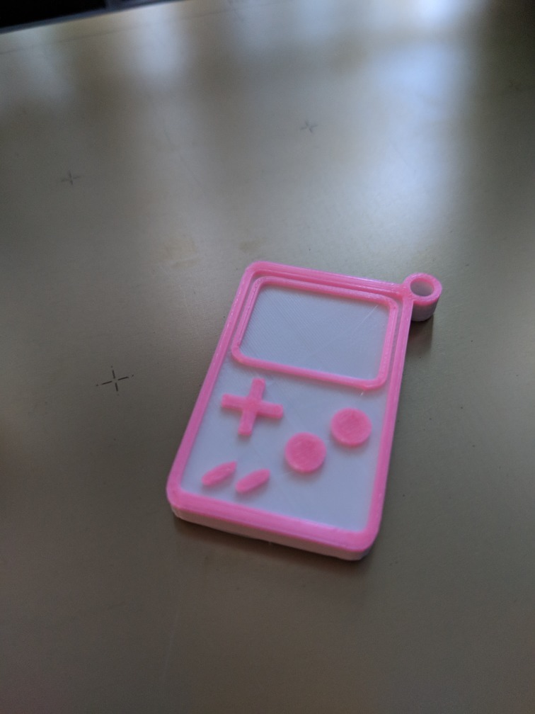 Gameboy Charm by coldbrewed | Download free STL model | Printables.com