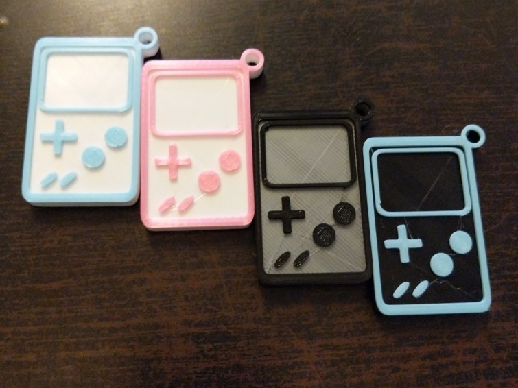 Gameboy Charm by coldbrewed | Download free STL model | Printables.com
