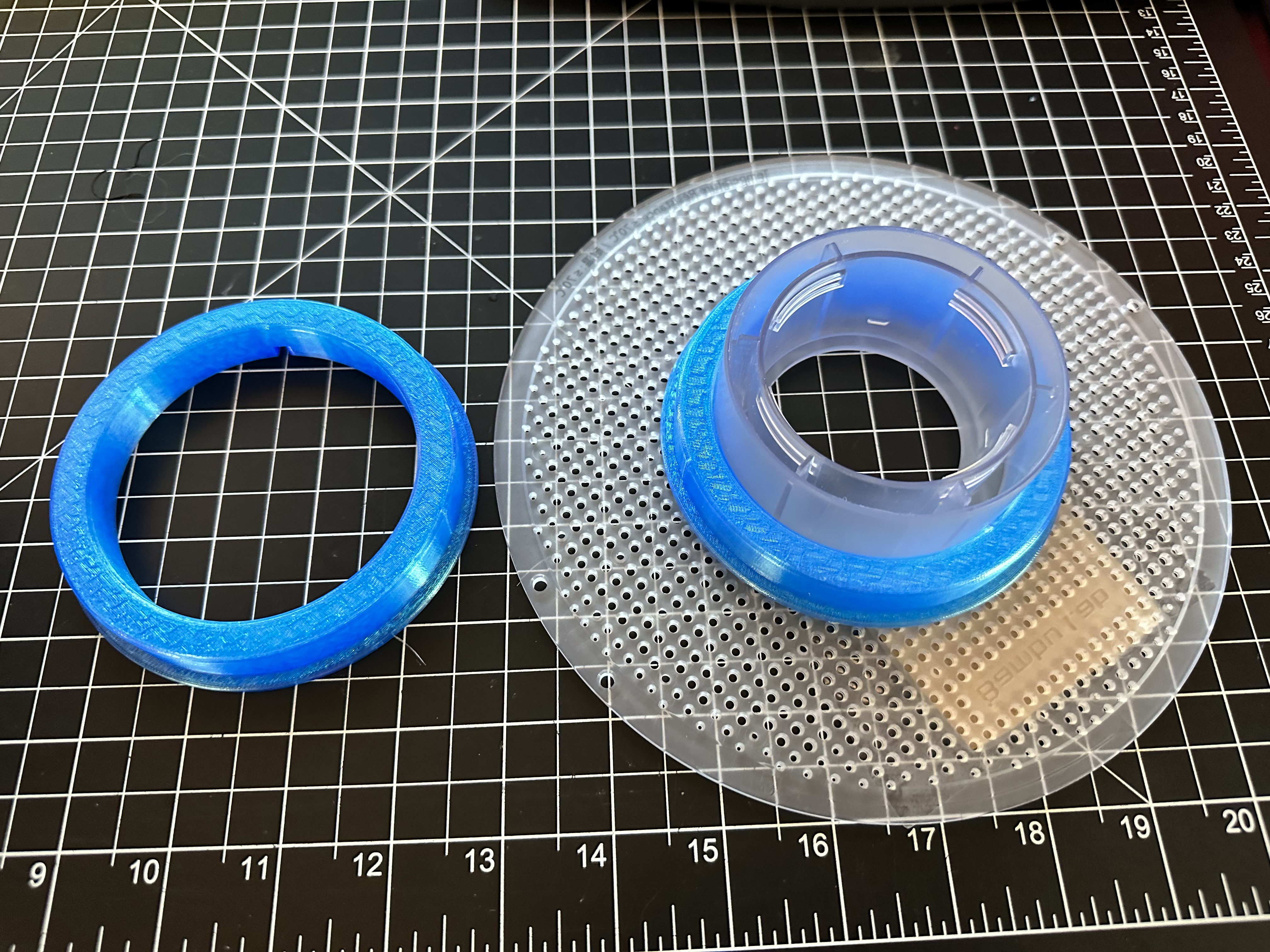 Anti-tangle Flange Bambu Lab AMS Spool Adapter for 1Kg Protopasta Spools