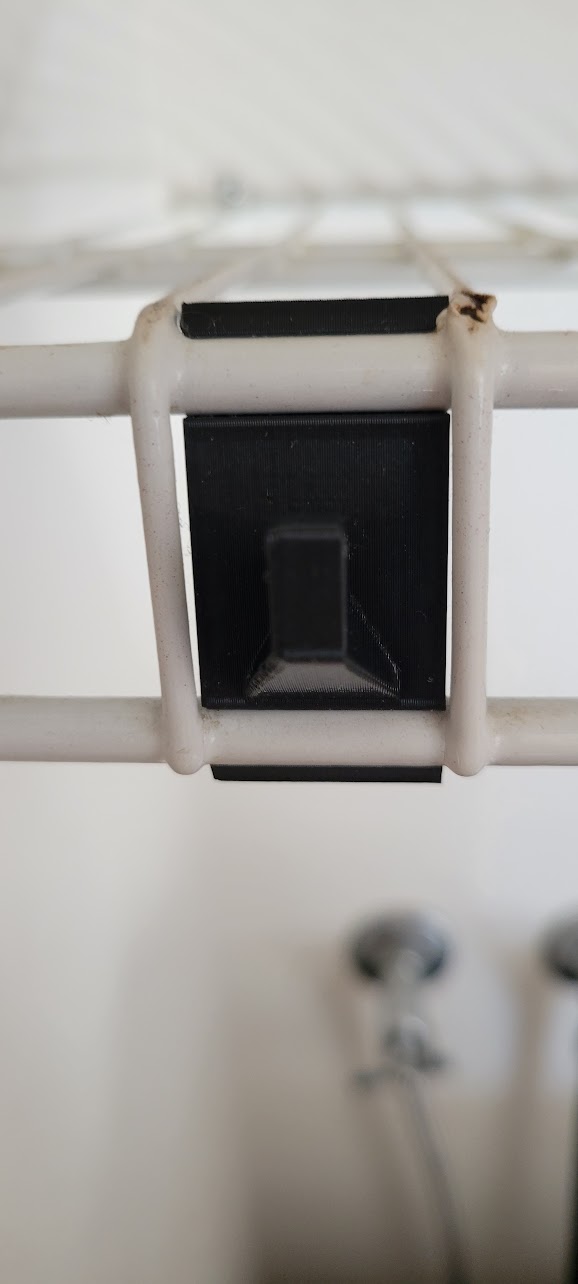 Miniatura 3 do modelo 3D Wire shelf hook