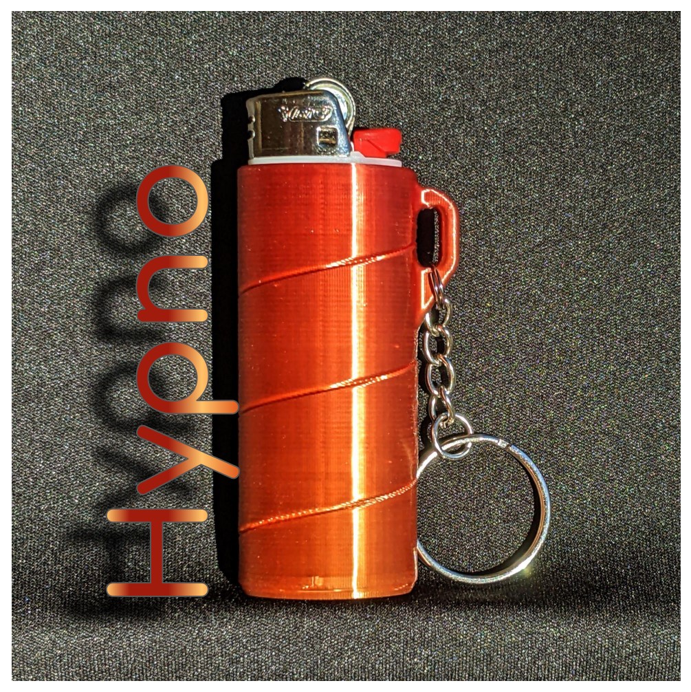 Bic Lighter Case Keychain Four Vibes to Print by Grandpa 3DPrints