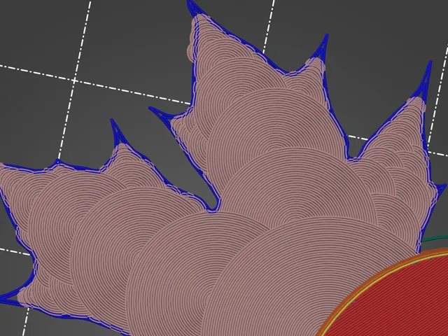 90 Degree Arc Overhang Leaf