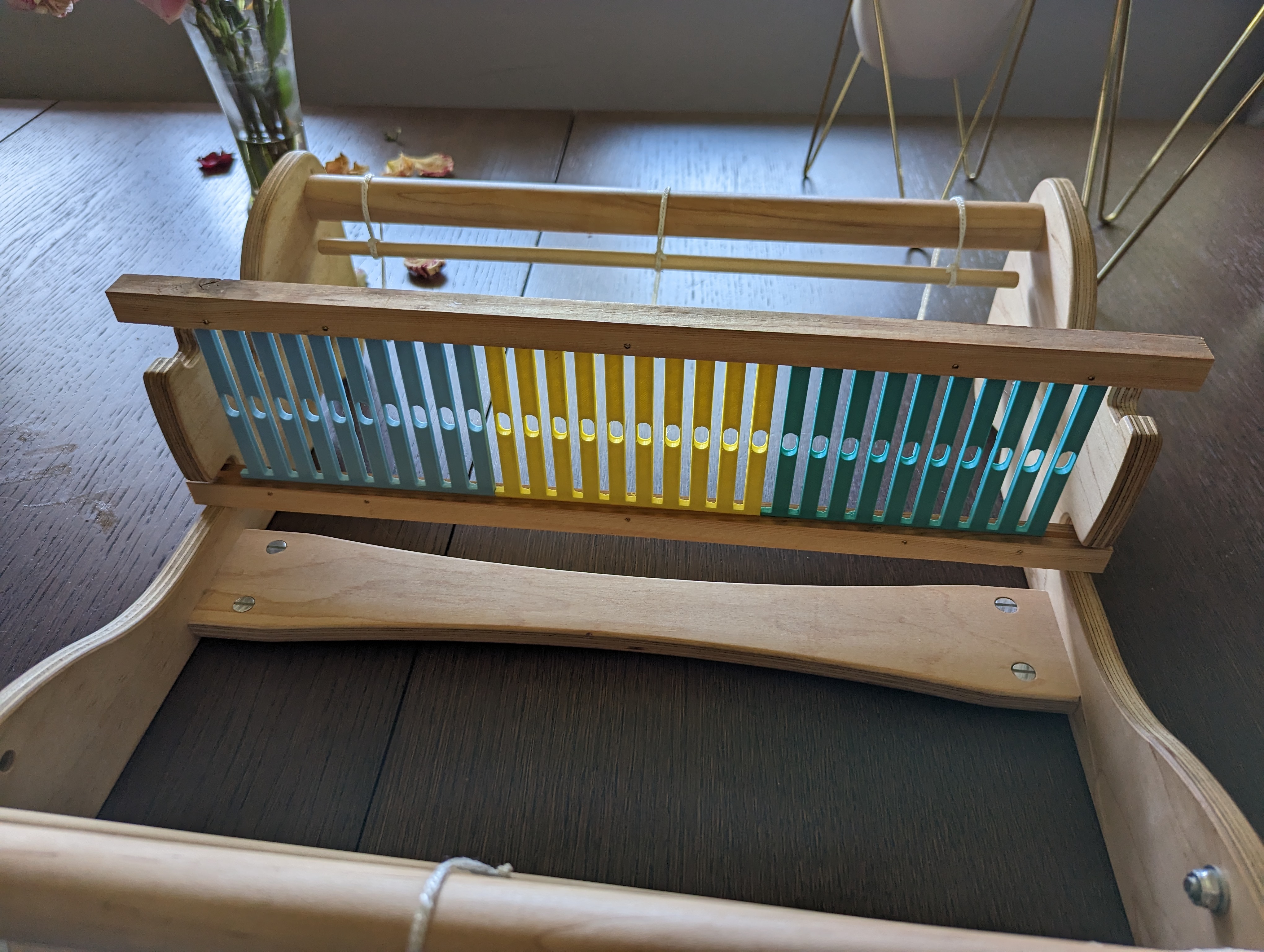 Weaving Reeds and Heddle Bar