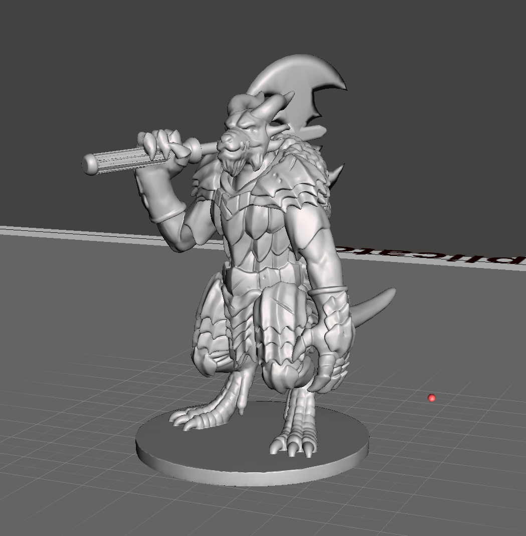 Kobold with axe