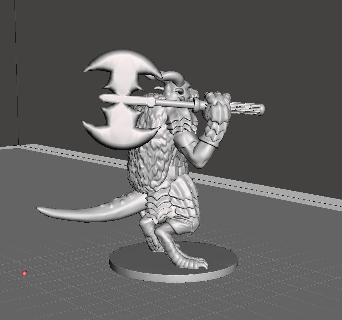 Kobold with axe by Chris94 | Download free STL model | Printables.com