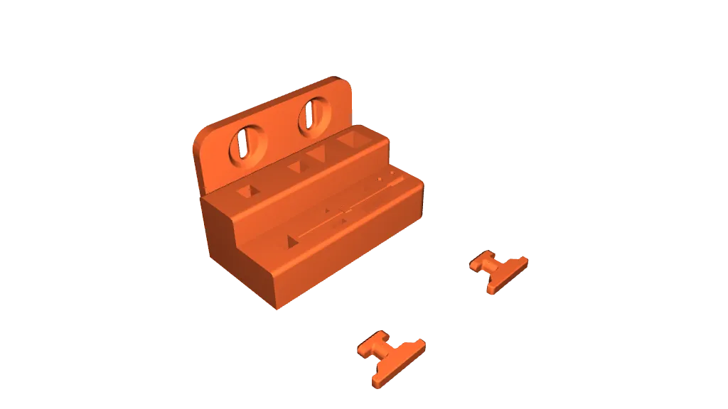 Tupperware Lid Holder by Klayton Nutley, Download free STL model