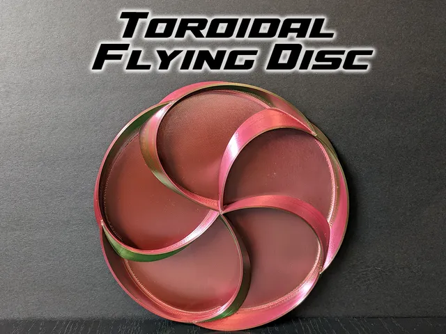 Toroidal Flying Disc by CovertContours | Download free STL model ...