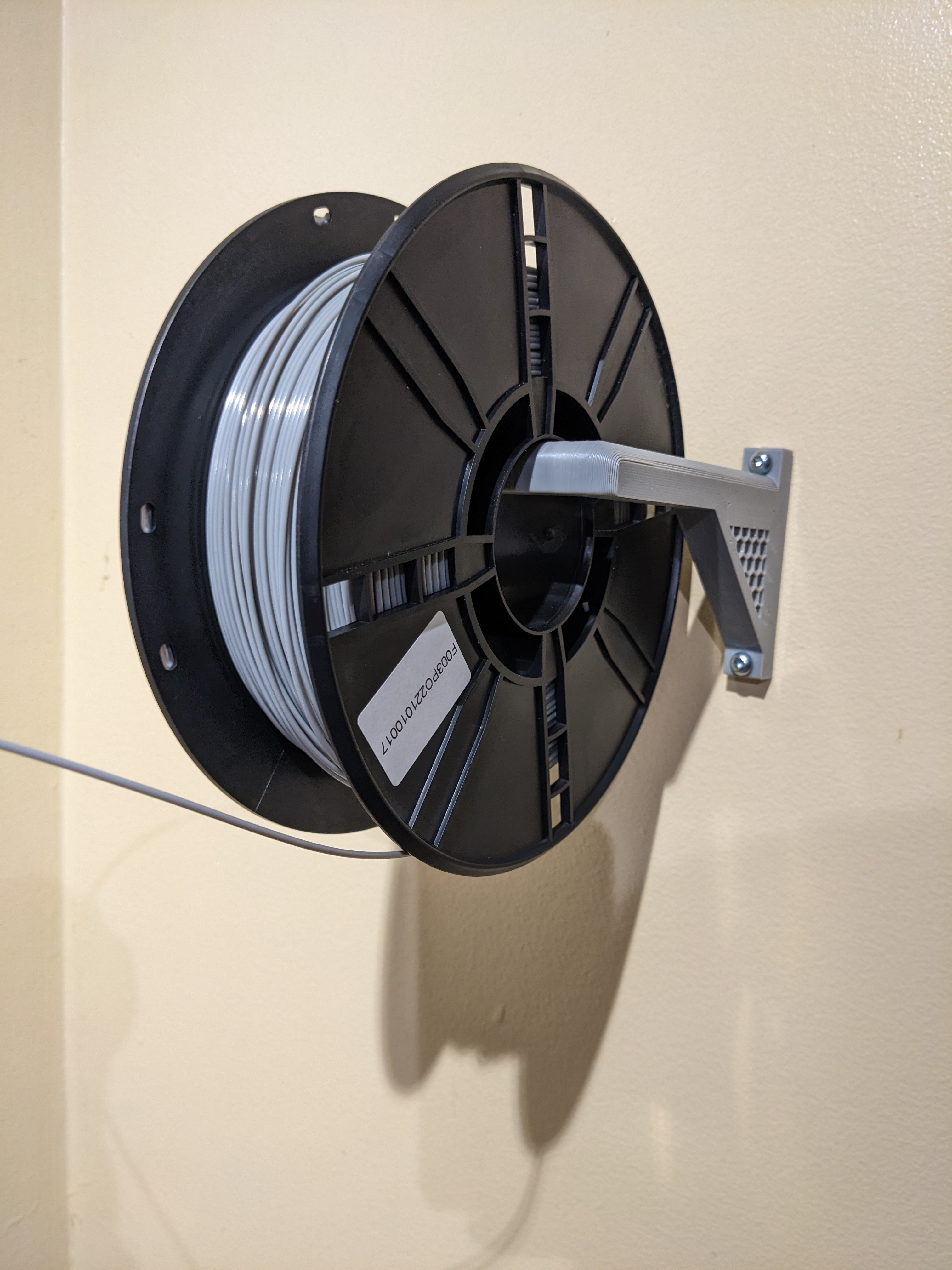 Filament Spool Wall Mount