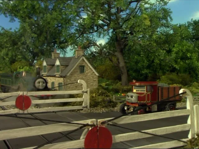Level crossing gates