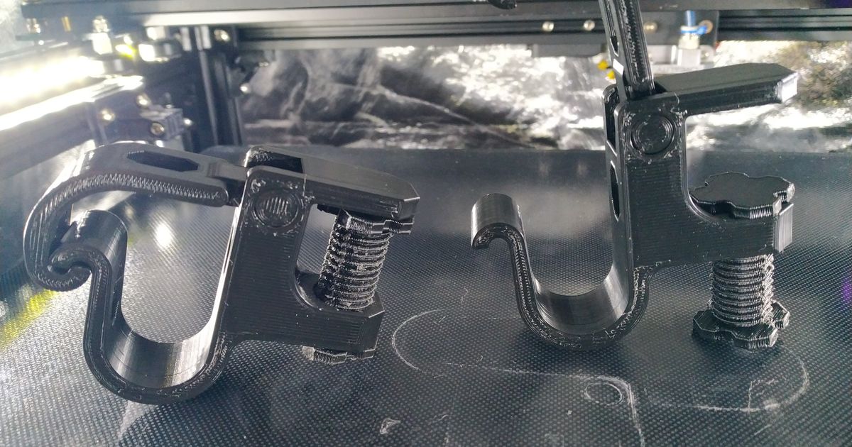 Desk Cable Management Clip PrintinPlace by Nemesis Download free